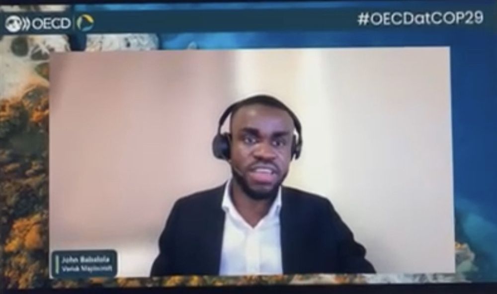 John I. Babalola at OECD at COP29